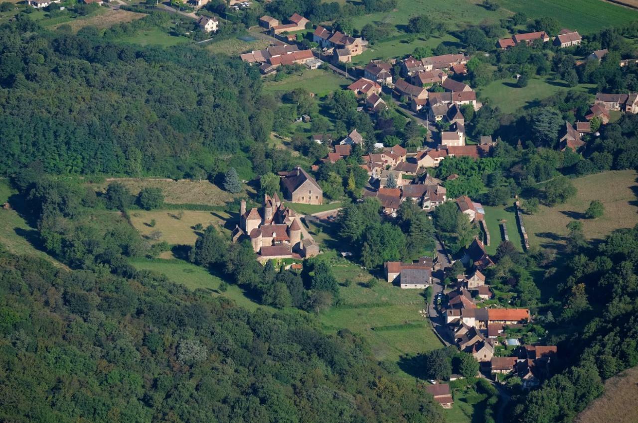 Chateau De Balleure Etrigny Bagian luar foto